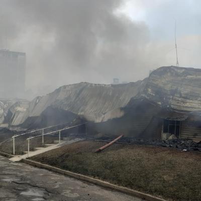 Incendie du cc croix blanche 30 6 2023